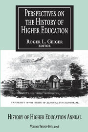 Perspectives on the History of Higher Education: Volume 25, 2006 book cover