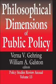 Philosophical Dimensions of Public Policy book cover