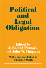 Political and Legal Obligation book cover