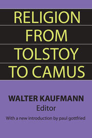 Religion from Tolstoy to Camus book cover