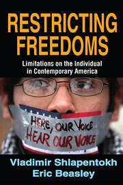 Restricting Freedoms: Limitations on the Individual in Contemporary America book cover