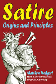 Satire: Origins and Principles book cover