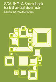 Scaling: A Sourcebook for Behavioral Scientists book cover