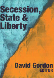 Secession, State, and Liberty book cover