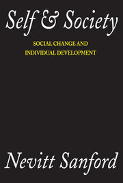 Self and Society: Social Change and Individual Development book cover