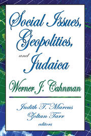 Social Issues, Geopolitics, and Judaica book cover