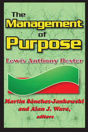 The Management of Purpose book cover