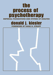 The Process of Psychotherapy: Empirical Foundations and Systems of Analysis book cover