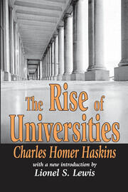 The Rise of Universities book cover