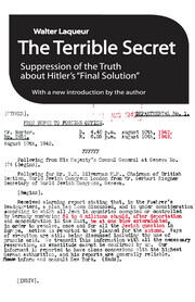 The Terrible Secret: Suppression of the Truth About Hitler's 