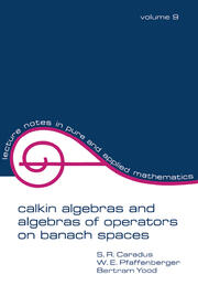 Calkin Algebras and Algebras of Operators on Banach Spaces book cover