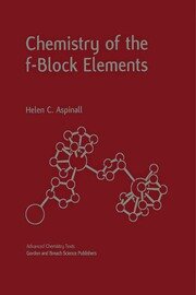 Chemistry of the f-Block Elements book cover