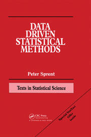 Data Driven Statistical Methods book cover