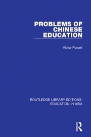 Problems of Chinese Education book cover