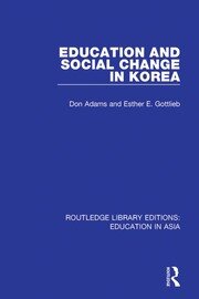 Education and Social Change in Korea book cover