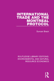 International Trade and the Montreal Protocol book cover