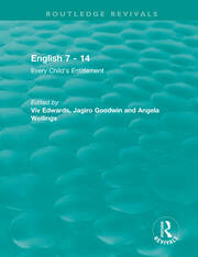 English 7 - 14 (1991): Every Child's Entitlement book cover