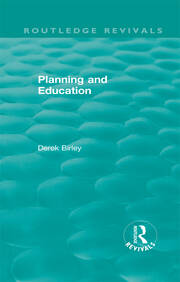 Routledge Revivals: Planning and Education (1972) book cover