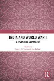 India and World War I: A Centennial Assessment book cover
