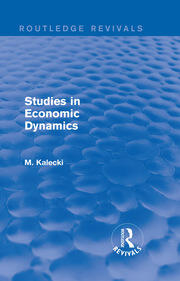 Routledge Revivals: Studies in Economic Dynamics (1943) book cover