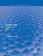 Routledge Revivals: Medieval Italy (2004): An Encyclopedia - Volume II book cover
