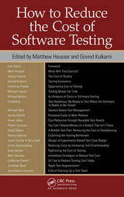 How to Reduce the Cost of Software Testing book cover