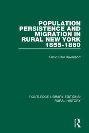 Population Persistence and Migration in Rural New York, 1855-1860 book cover