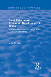 Revival: Land Reform and Economic Development in China (1975) book cover
