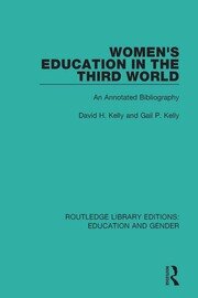Women's Education in the Third World: An Annotated Bibliography book cover
