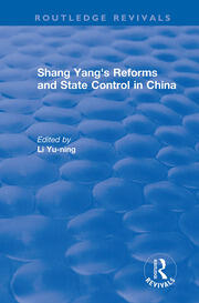 Revival: Shang yang's reforms and state control in China. (1977) book cover