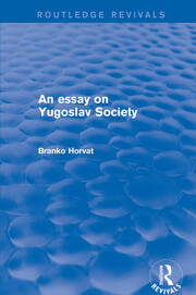 An Essay on Yugoslav Society book cover
