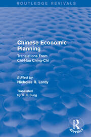 Chinese Economic Planning: Translations From Chi-Hua Ching-Chi book cover