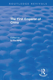 The First Emperor of China book cover