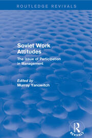 Revival: Soviet Work Attitudes (1979) book cover