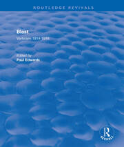 Blast: Vorticism, 1914-1918 book cover
