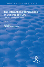The International Dimensions of Cyberspace Law book cover
