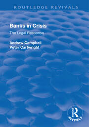 Banks in Crisis: The Legal Response book cover