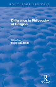 Difference in Philosophy of Religion book cover