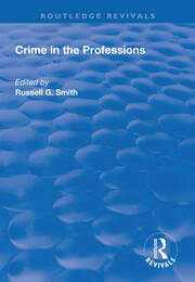 Crime in the Professions book cover