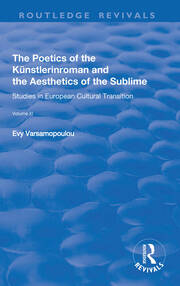 The Poetics of the Kunstlerinroman and the Aesthetics of the Sublime book cover