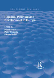 Regional Planning and Development in Europe book cover
