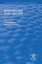 British Electoral Facts, 1832-1999 book cover