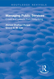 Managing Public Services: Crises and Lessons from Hong Kong book cover
