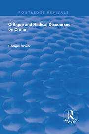 Critique and Radical Discourses on Crime book cover