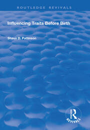 Influencing Traits Before Birth book cover