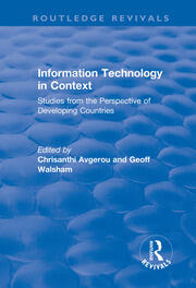 Information Technology in Context: Studies from the Perspective of Developing Countries book cover
