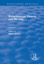Biotechnology, Patents and Morality book cover