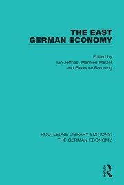 The East German Economy book cover