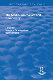 The Media, Journalism and Democracy book cover