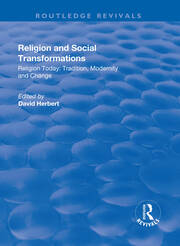 Religion and Social Transformations: Volume 2 book cover
